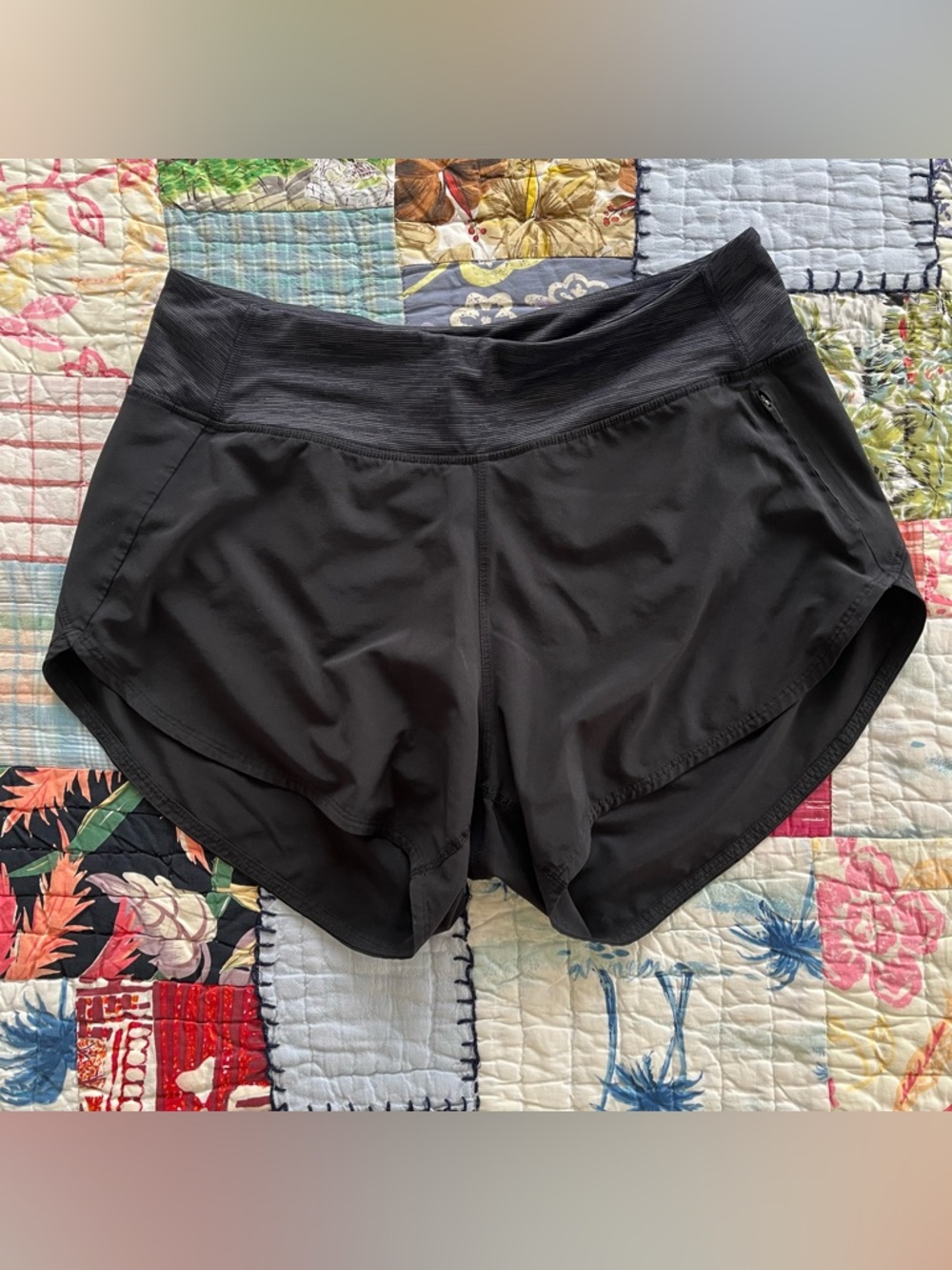 Outdoor Voices Black Performance Running Shorts